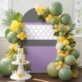 Abstract Purple Arch Backdrop Cover, 7.2FT, Grey Stripes Moroccan ...
