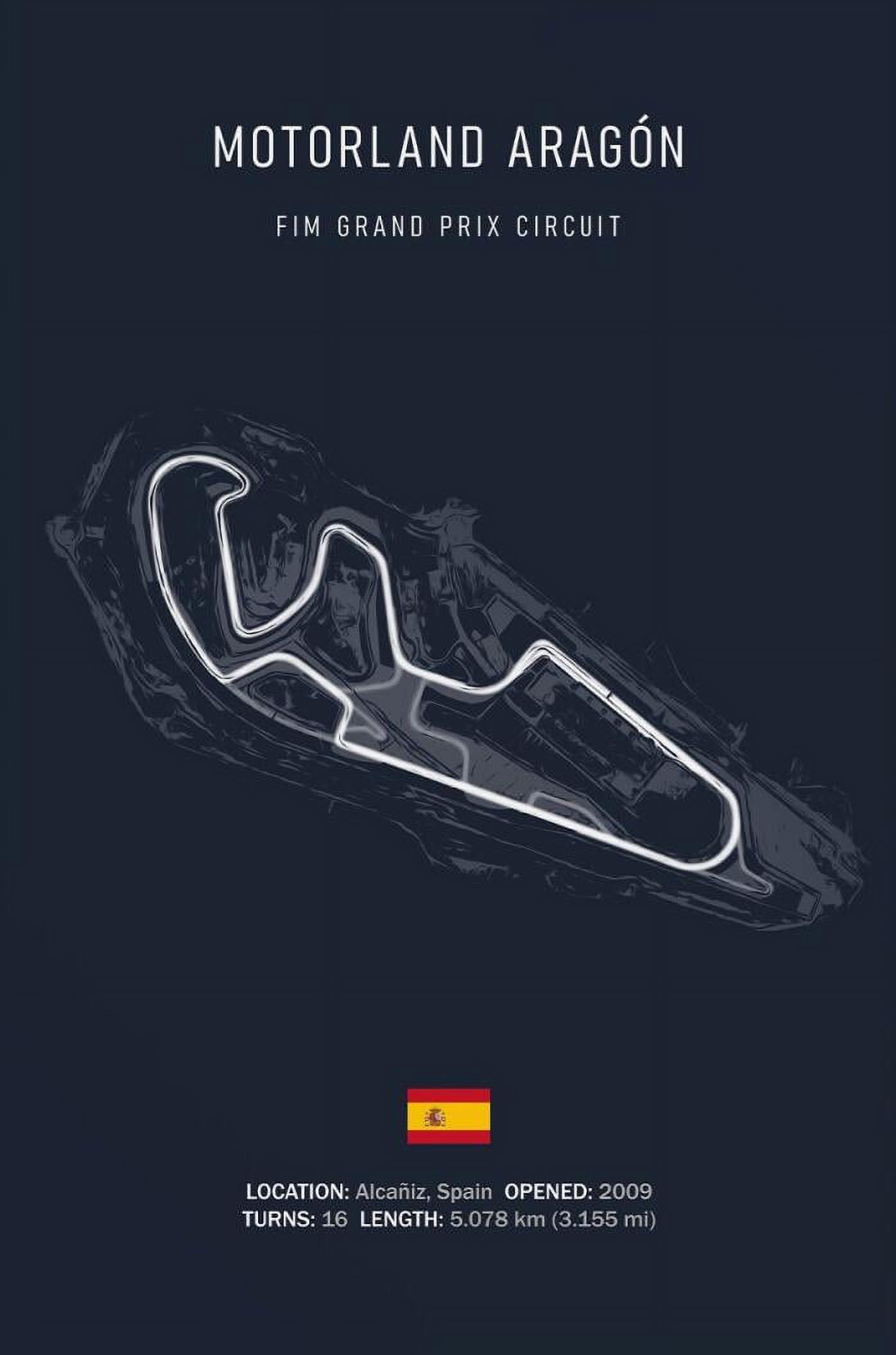 Abstract Racetracks Posters Print Canvas Painting Wall Art Motorcycle