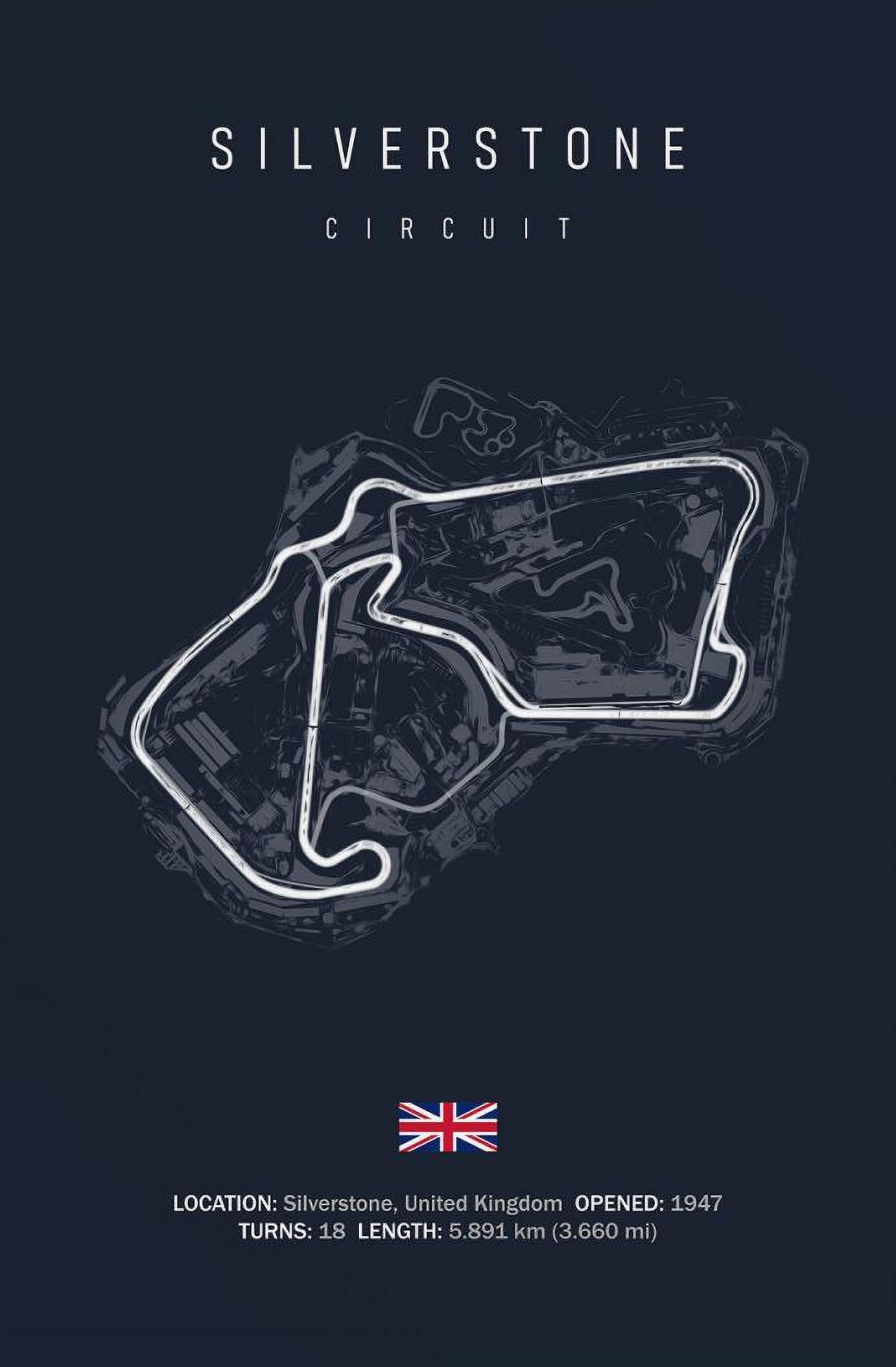 Abstract Racetracks Posters Print Canvas Painting Wall Art Motorcycle