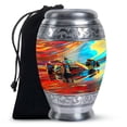 thumbnail image 1 of Abstract Racing Dynamics Car - Mini Urns For Ashes Adult Male - Timeless Large Funeral Urn For Adult Male Ashes - Elegant Urns 10 Inch, 1 of 5