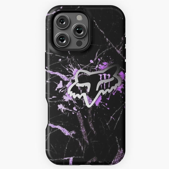 Abstract Racing Fox Art Phone Case for iPhone 16 15 14 13 12 11 Pro Max M890055