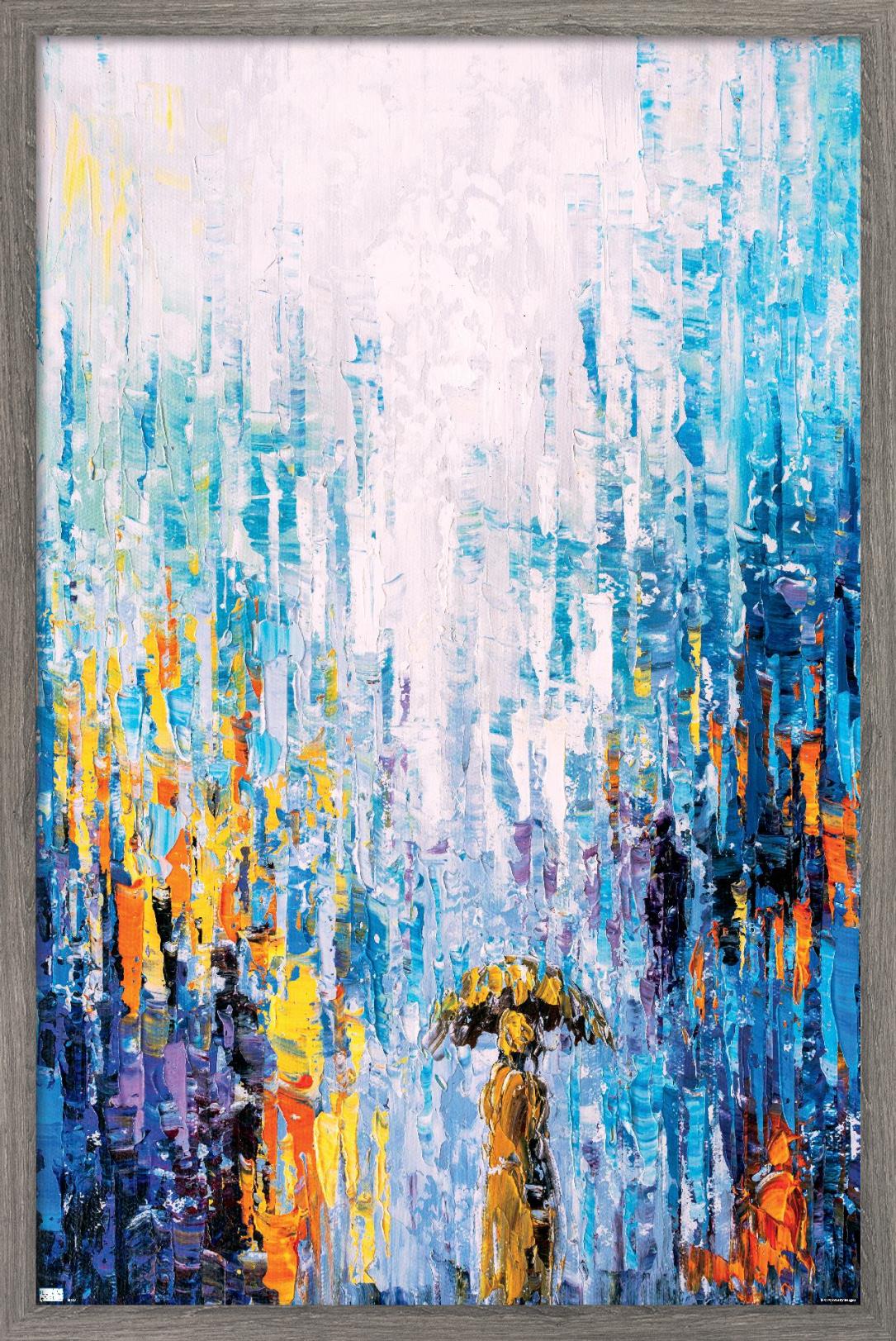 Abstract - Rain Wall Poster, 14.725