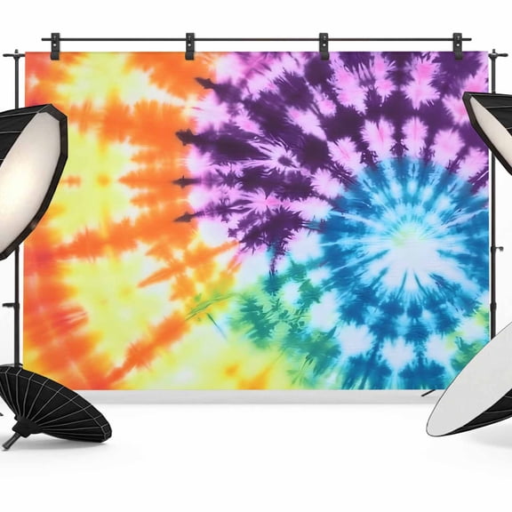 Abstract Rainbow Backdrop for Photography, Modern Blue Purple Orange Green Marble Photo Backdrop Portrait Background Party Banner Photo Backgrounds for Studio Booth Props, 7x5ft