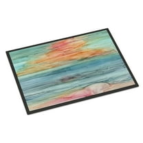 Abstract Rainbow Doormat 18x27