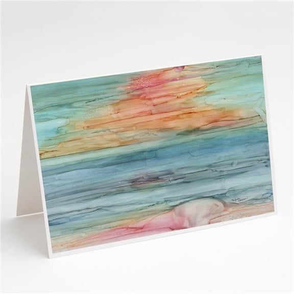 Abstract Rainbow Greeting Cards & Envelopes - Pack of 8
