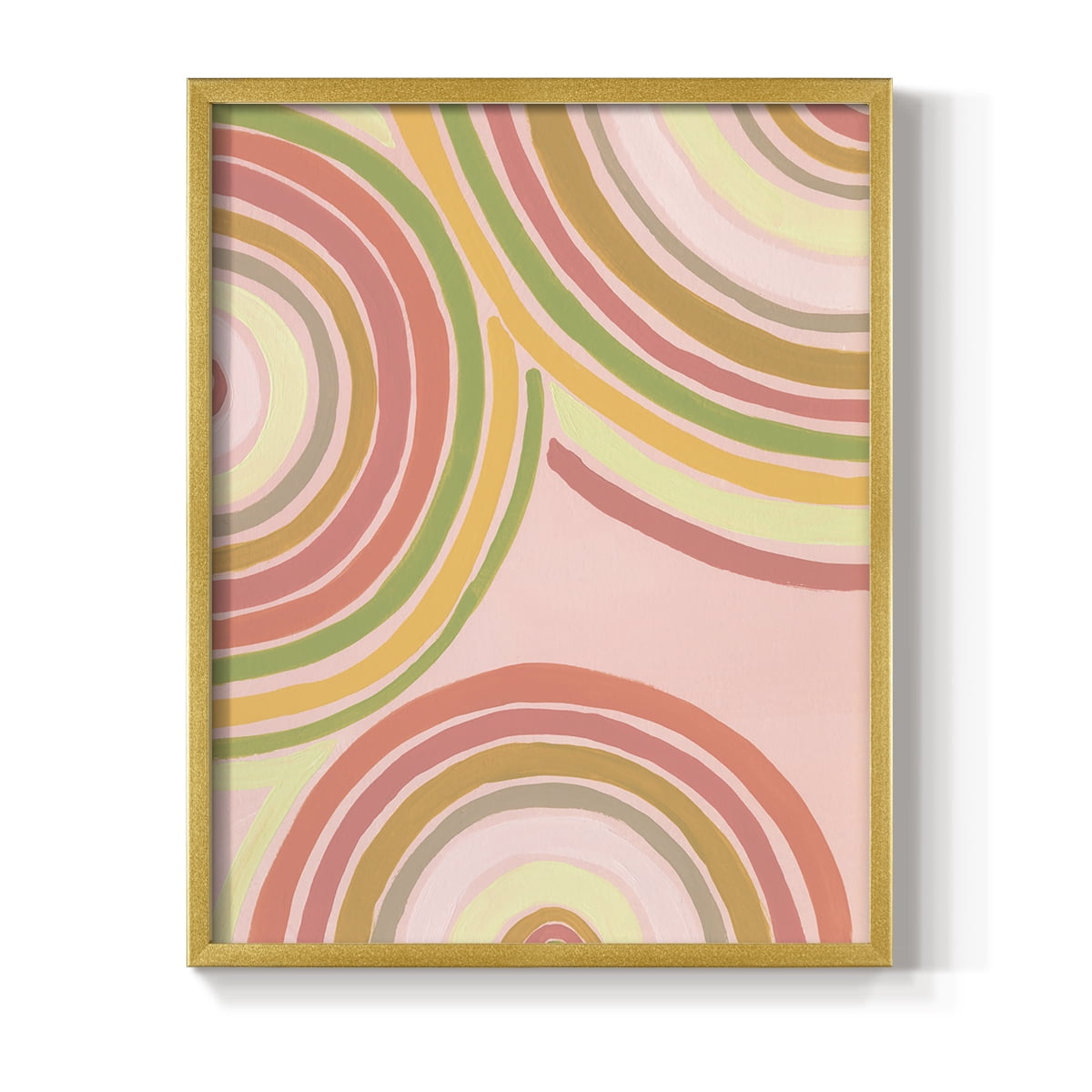 Abstract Rainbow I in Paper Solid Wood 22 x 28 Framed Print