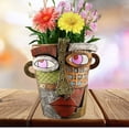 thumbnail image 1 of Abstract Rainbow Planter, Graffiti Face Planter with Drainage, Flower Plant Pots for Indoor Plants A Large Size, 1 of 6
