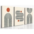 thumbnail image 1 of Abstract Rainbow Sun Illustrations Wall Decor Trendy Mid Century Art Modern Wall Decor for Bedroom Boho Home Decor Geometric Wall Art Deocr Scandinavian Minimalist Art Office Wall Decor 12"x16", 1 of 6