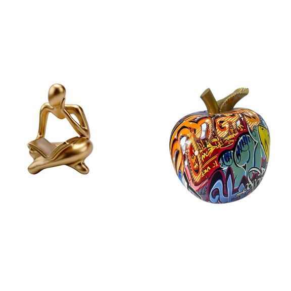 Abstract Reader Figurine Human Figurine Decor Figurine Statue Durable Resin Material Ideal for Office Shelf Display