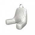 thumbnail image 1 of Abstract Reading Pillow Cover, Nostalgic Repeating Pattern with Tiny Squares on Vertical Lines, Unstuffed Printed Bed Rest Case from Soft Fabric, Small, Off White Multicolor, by Ambesonne, 1 of 4