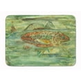 thumbnail image 1 of Abstract Red Fish Machine Washable Memory Foam Mat, 1 of 4