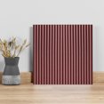 thumbnail image 1 of Abstract Red, Wall Art Painting on Canvas, Contemporary Minimalist Gradual Lines Canvas Art Home Prints Wall Art Framed Modern Artwork for Living Room Bedroom Wall Decor 16x16in, 1 of 9