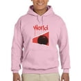 thumbnail image 1 of Abstract Red World Rave Style Hoodie Men -Image by Shutterstock, Male Medium, 1 of 4