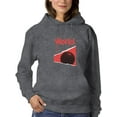 thumbnail image 1 of Abstract Red World Rave Style Hoodie Women -Image by Shutterstock, Female Medium, 1 of 4