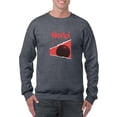 thumbnail image 1 of Abstract Red World Rave Style Sweatshirt Men -Image by Shutterstock, Male Small, 1 of 4