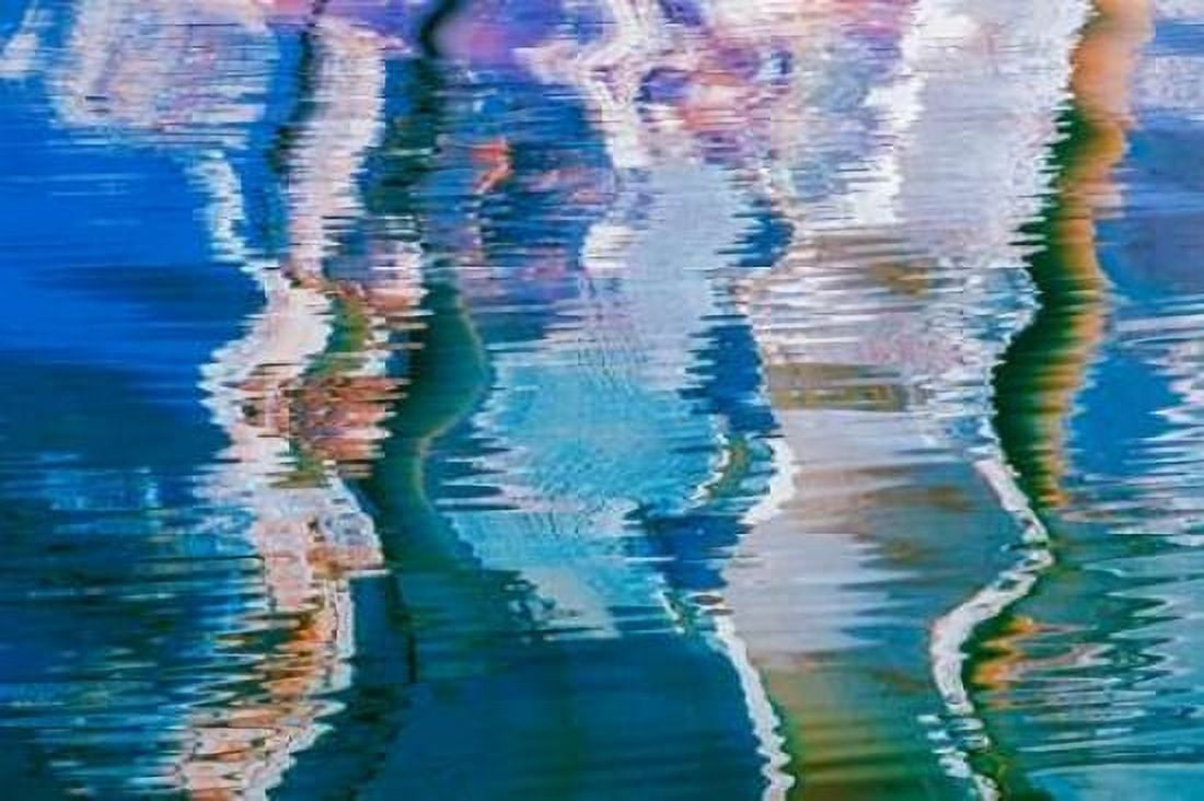 Abstract Reflections II Canvas Art - Kathy Mahan (12 x 18)