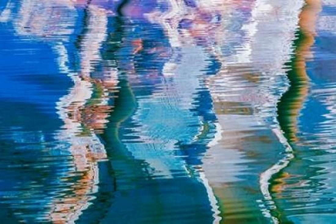 Abstract Reflections II Canvas Art - Kathy Mahan (24 x 36)