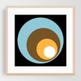 thumbnail image 1 of Abstract - Retro Circles BBBOW - Digital Art Geometric Abstract Modern Art Minimalist Mid-Century Modern Pattern Space Oak Framed Wall Art Print 12 x 12 inches, 1 of 8
