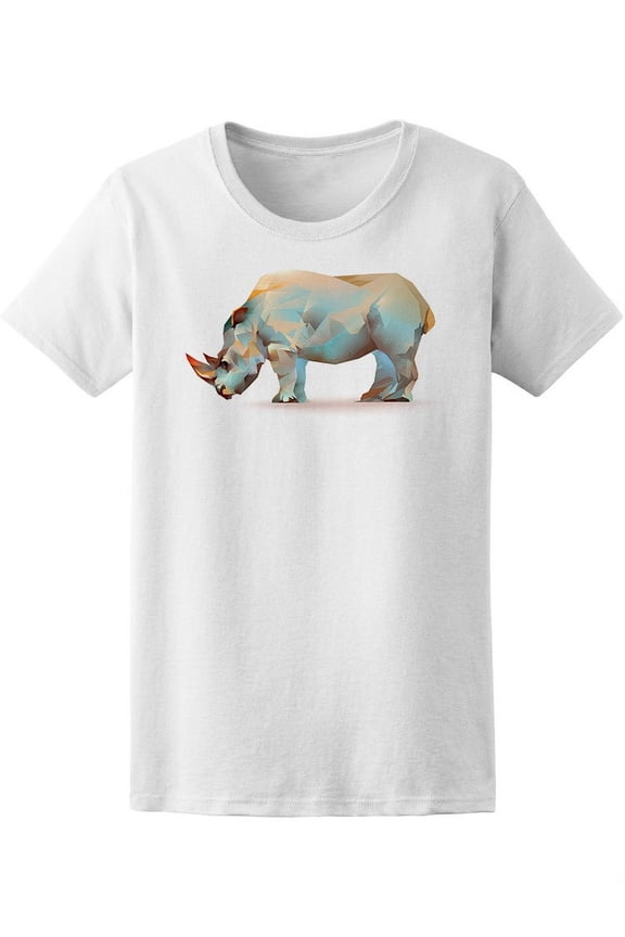 Abstract Rhino T-Shirt Women -Image by Shutterstock, Female Medium