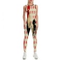 thumbnail image 1 of Abstract Rooster Polka Dots Women's One Piece Yoga Jumpsuits Leggings Playsuit Gym Suit Fitness Running Athletic Clothes Gym Wear Set, 1 of 6