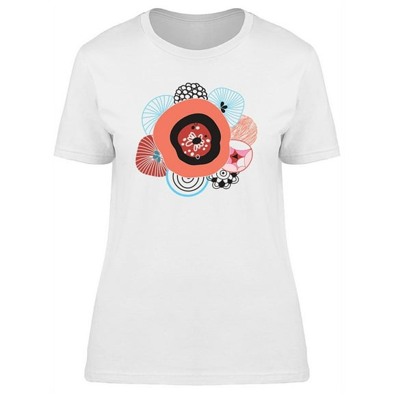 Abstract Round Art Graphic Tee Women's -Image by Shutterstock
