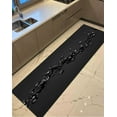 thumbnail image 1 of Abstract Rug, Modern Rug, Office Decor Rug, Printed Rug, Non-Slip Carpet, Spheres Rugs, Black Rug, Modern Rug, Non-Slip Carpet, Runner Rug, 2.3'x3.3' - 70x110 cm, 1 of 8