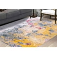 thumbnail image 1 of Abstract Rugs, Gray Rugs, Custom Rug, Nursery Rugs, Area Rug, Soft Rugs, Modern Rugs, View Of Old Plaster Rug, Easy to Clean Rug, Yellow Rug, 3.3'x6.5' - 100x200 cm, 1 of 8