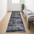 thumbnail image 1 of Brisasol Abstract Runner Rug 2x5 Washable Rug Runner for Hallways Non Slip Carpet Runner Indoor Runner for Hall Kitchen Bedroom Entryway, Black/White, 1 of 8