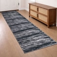 thumbnail image 1 of Brisasol Abstract Runner Rug 2x7 Washable Rug Runner for Hallways Non Slip Carpet Runner Indoor Runner for Hall Kitchen Bedroom Entryway, Black/White, 1 of 8