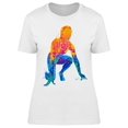 thumbnail image 1 of Abstract Runner Woman T-Shirt Women -Image by Shutterstock, Female Small, 1 of 2