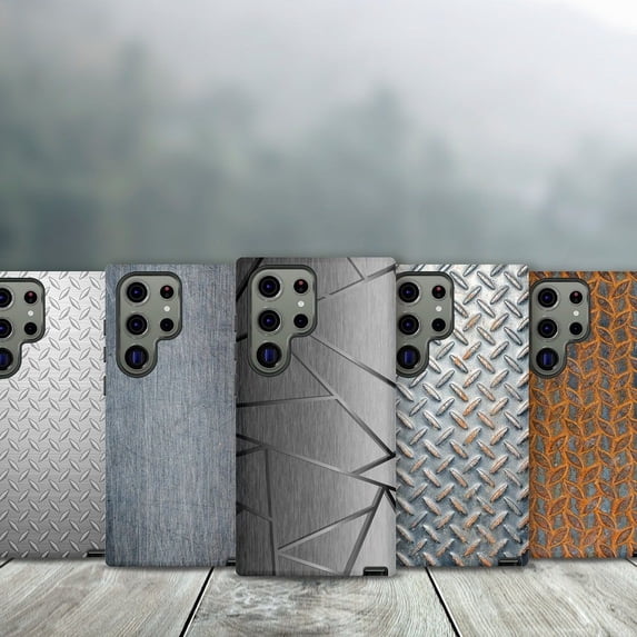 Abstract Rusty Metal Texture Effect Phone Case with iPhone 17 to 11 Pro ...