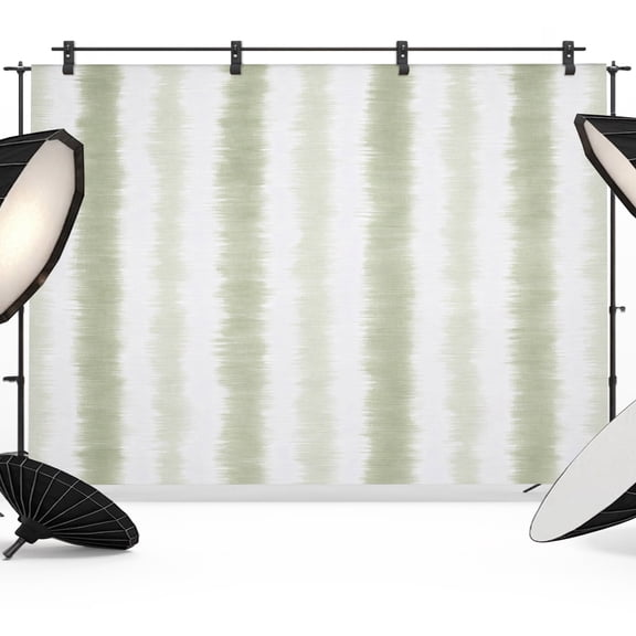 Abstract Sage Green Stripes Photography Backdrop 7x5FT, Rustic Watercolor Denim Striped Minimalist Photo Backdrops, Background for Photography Studio Photo Studio Background, Back Drop for Photoshoot
