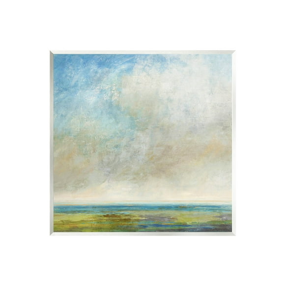 Abstract Scenery Cloudy Water View Landscape Painting Unframed Art Print Wall Art