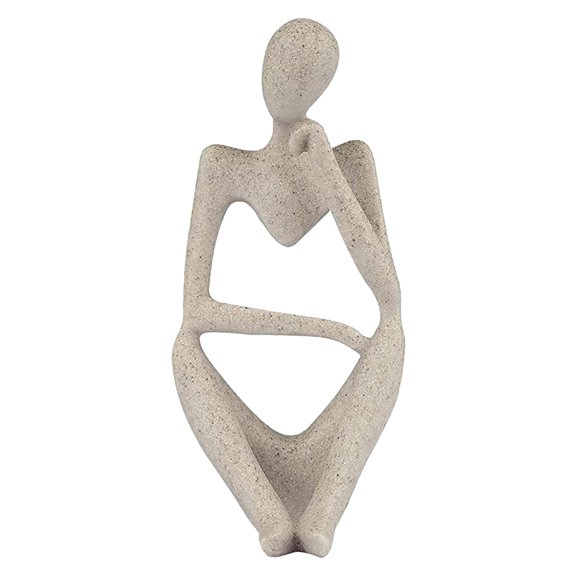 Abstract Sculpture The Thinker Statue Resin Statues for Home Decor Modern Home Office Desktop Shelf Bookshelf Decor