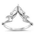 thumbnail image 1 of Abstract Sex Sexual Love Ring .925 Sterling Silver Band Jewelry Female Male Unisex Size 10, 1 of 4
