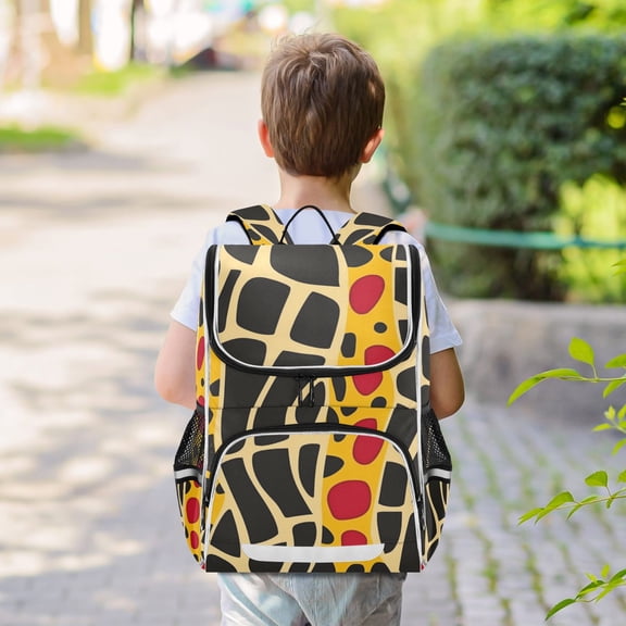 Abstract Shapes Backpack Big Laptop Backpack Casual Daypack Quilted Large Capacity Large Bookbags