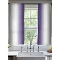 thumbnail image 1 of Abstract Sheer Curtains 72 Inches Long 2 Panels Dark Gray Purple Gradient Ombre Light Filtering Semi Sheer Window Curtains Drapes for Bedroom Living Room 52"x72", 1 of 7