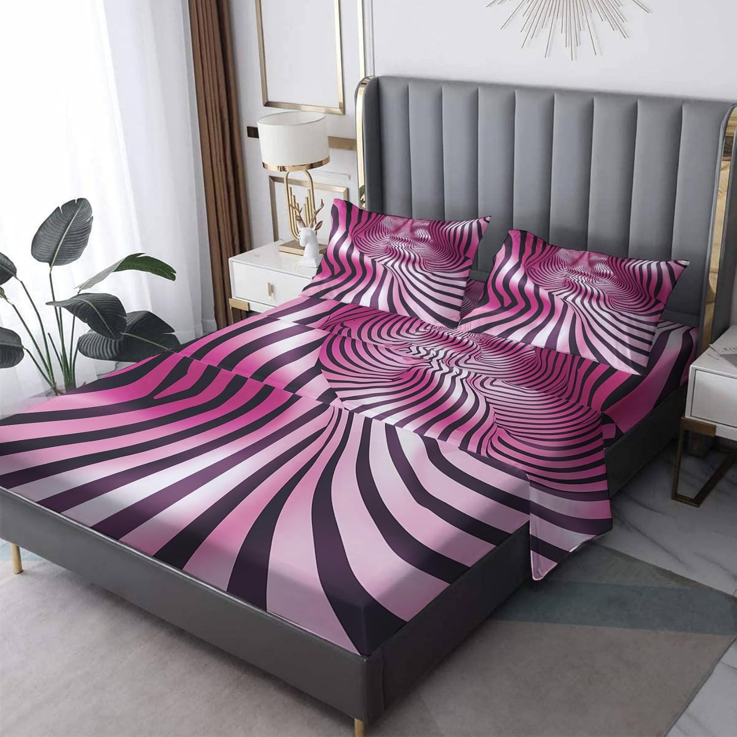 Abstract Sheets Twin Xl Size Art Bed Sheets Swirl Sheet Set Super