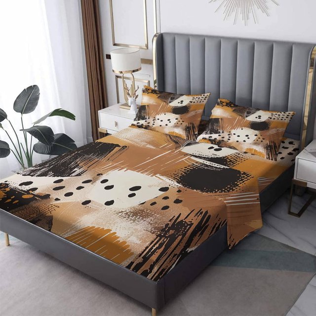 Abstract Sheets Twin Xl Size Art Bed Sheets Swirl Sheet Set Super