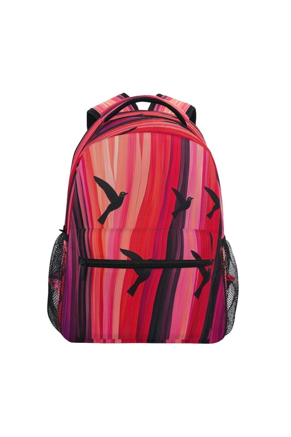 Abstract Sky Pattern Stylish Large Backpack 15L Self-Standing Durable Twill for School, Office and Travel Use