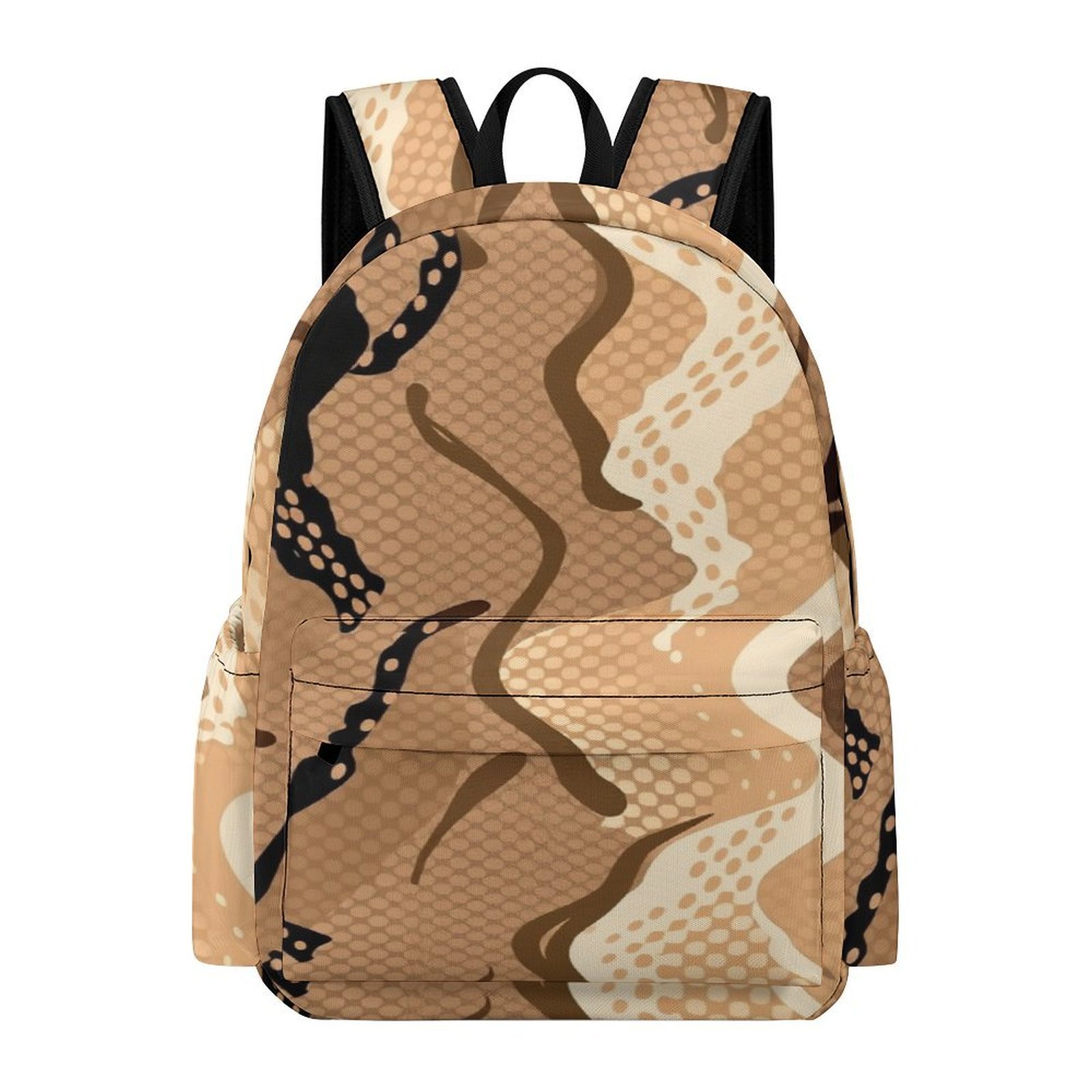 Snake Pattern Backpack Abstract Snake Skin Pattern Backpacks Teenager Bookbag Students School ...