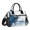 thumbnail image 1 of Abstract Snowy Landscape Lunch Bag Insulated Lunch Box Leakproof Reusable Cooler Tote Adjustable Shoulder Strap for Men Women 12L, 1 of 6