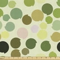 thumbnail image 1 of Ambesonne Abstract Fabric by the Yard Upholstery, Random Brush Stroke Dots, 10 Yards, Pastel Green Multicolor, 1 of 5