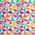 thumbnail image 1 of Abstract Sofa Upholstery Fabric by the Yard, Geometric Themed Colorful Mosaic Look Illustration with Polygon Shapes, Decorative Fabric for DIY and Home Accents, Ivory Multicolor by Ambesonne, 1 of 4