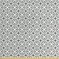 thumbnail image 1 of Abstract Sofa Upholstery Fabric by the Yard, Ornamental Shapes Round Squares and Circles Geometric Layout in Greyscale, Decorative Fabric for DIY & Home Accents, 1 Yard, Grey and White by Ambesonne, 1 of 2