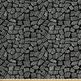 thumbnail image 1 of Abstract Sofa Upholstery Fabric by the Yard, Stripes Dashes Randomly Scattered Simplicity Irregular Strokes Brush, Decorative Fabric for DIY and Home Accents, Charcoal Grey and White by Ambesonne, 1 of 4