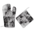 thumbnail image 1 of Abstract Soft Color Oven Gloves And Pots Stand Set Oven Gloves And Pot Racks Pot Racks And Oven Gloves Set, 1 of 9