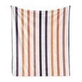 thumbnail image 1 of Abstract Soft Flannel Fleece Blanket, Vertical Stripes in Different Colors Continuing Pattern Simplicity, Cozy Plush for Indoor and Outdoor Use, 70" x 90", Pale Rust and Multicolor, by Ambesonne, 1 of 6