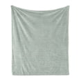 thumbnail image 1 of Abstract Soft Flannel Fleece Throw Blanket, Folkloric Inspired Geometrical Concept of Basic Ornamental Shapes, Cozy Plush for Indoor and Outdoor Use, 60" x 80", Cadet Blue and Eggshell, by Ambesonne, 1 of 5