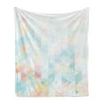 thumbnail image 1 of Abstract Soft Flannel Fleece Throw Blanket, Geometrical Futuristic Composition with Triangular Fractal Mosaic Form, Cozy Plush for Indoor and Outdoor Use, 50" x 60", Multicolor, by Ambesonne, 1 of 5